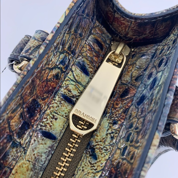 SOLD 10.18.20 BRAHMIN SMALL CAMILLE CEDAR SATCHEL - Picture 5 of 16